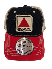 Boston Landmark Classic Red/Navy Trucker Hat