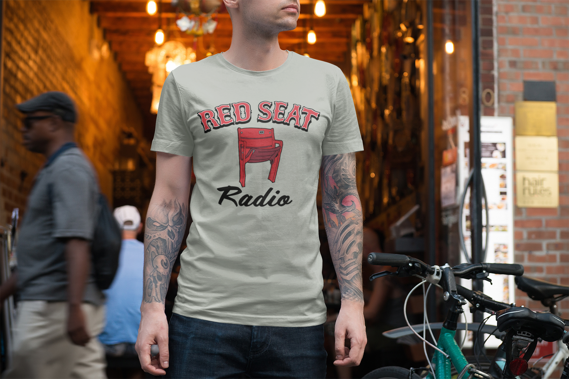 Red Seat Radio Throwback T-Shirt